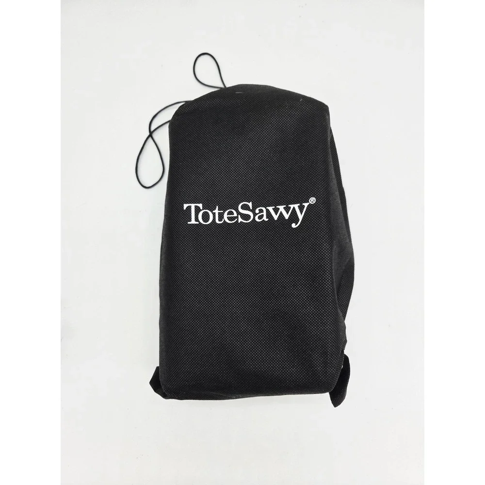 Tote Savvy Crossbody Mini Travel PARK Diaper Bag Pad WIPES Holder Black NEW